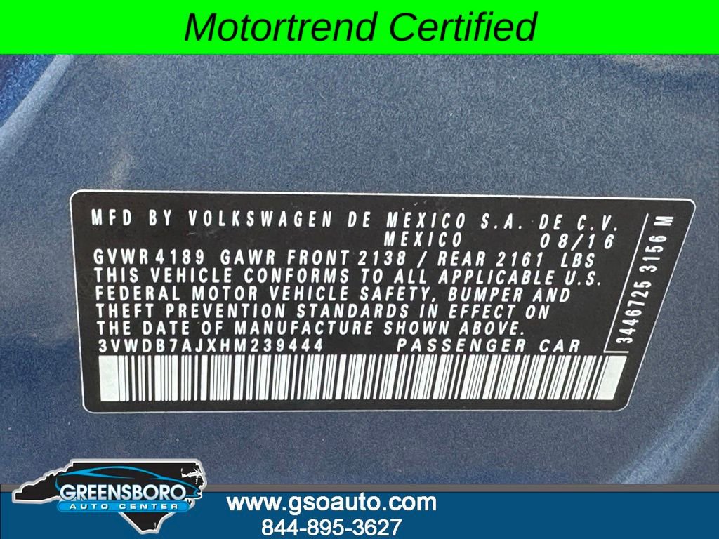 Used 2017 Volkswagen Jetta SE FWD image 38