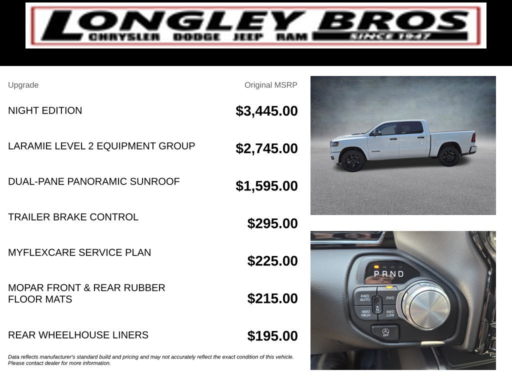 New 2026 RAM 1500 Laramie w/ Night Edition AWD/4WD image 4