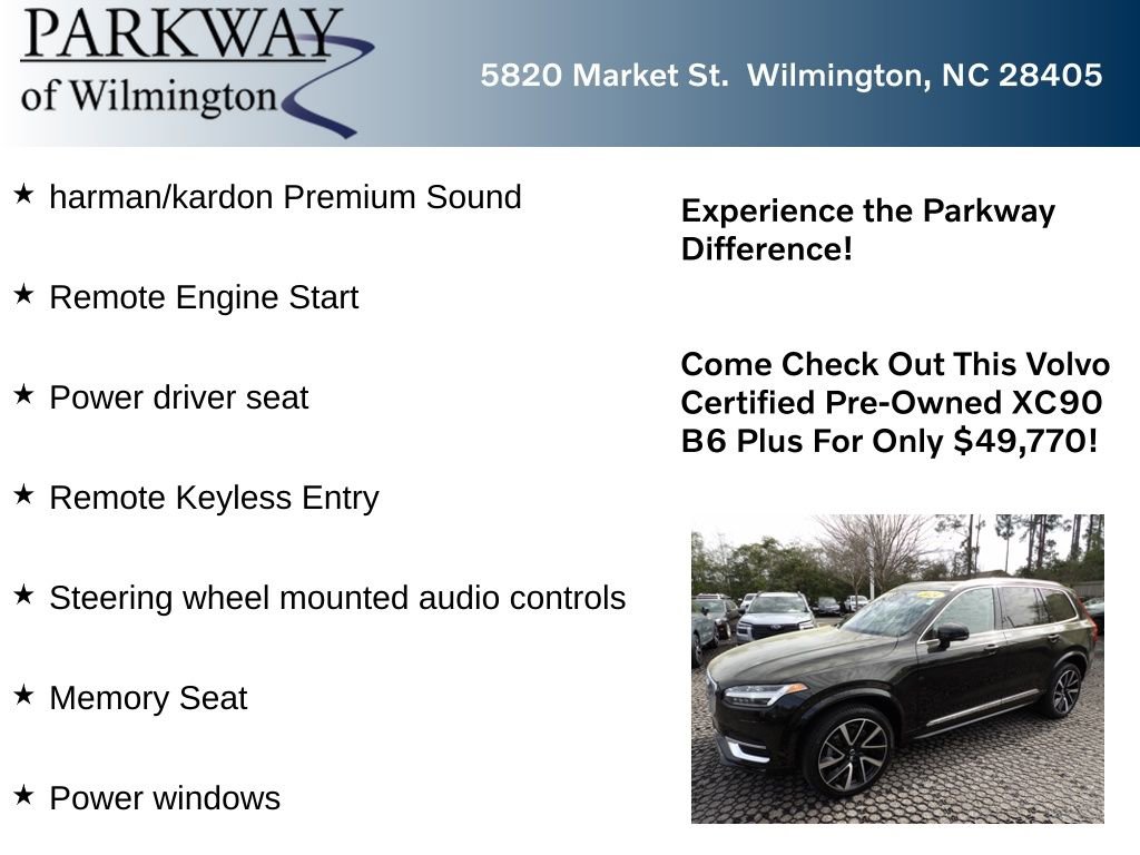 Certified 2024 Volvo XC90 B6 Plus w/ Protection Package Premier image 6