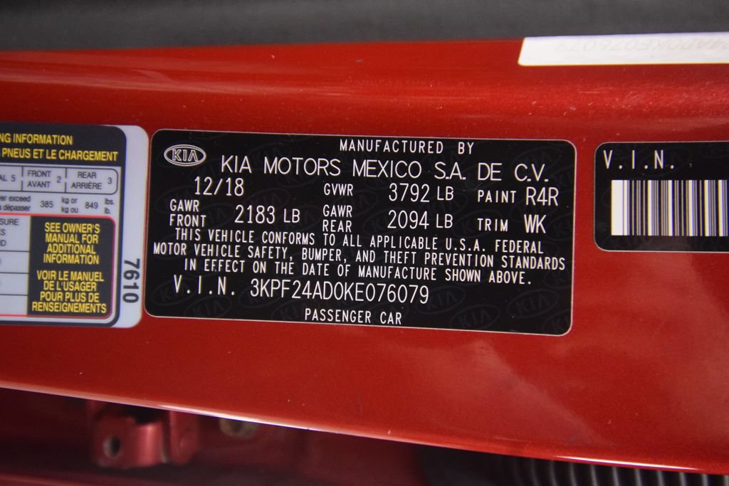 Used 2019 Kia Forte LXS FWD image 28