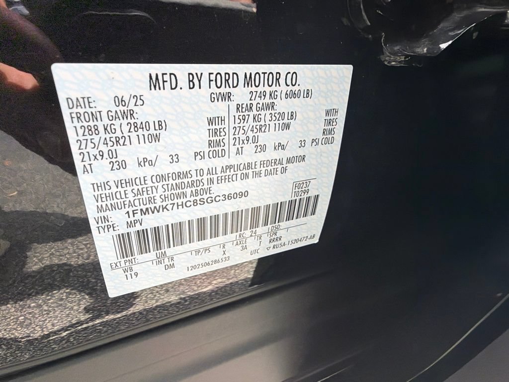 Used 2025 Ford Explorer Platinum w/ Ultimate Package RWD image 14