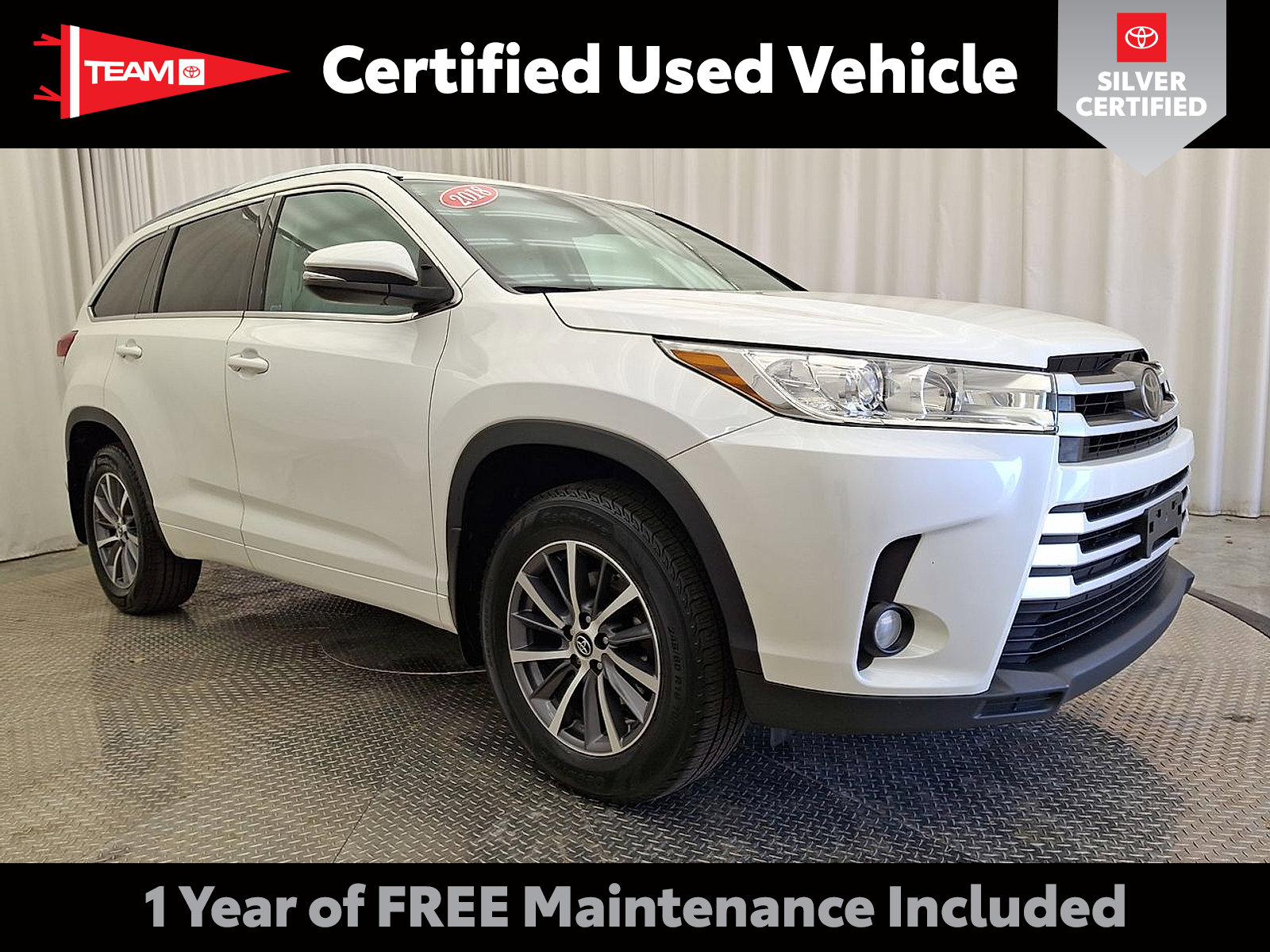 Certified 2018 Toyota Highlander XLE image 1