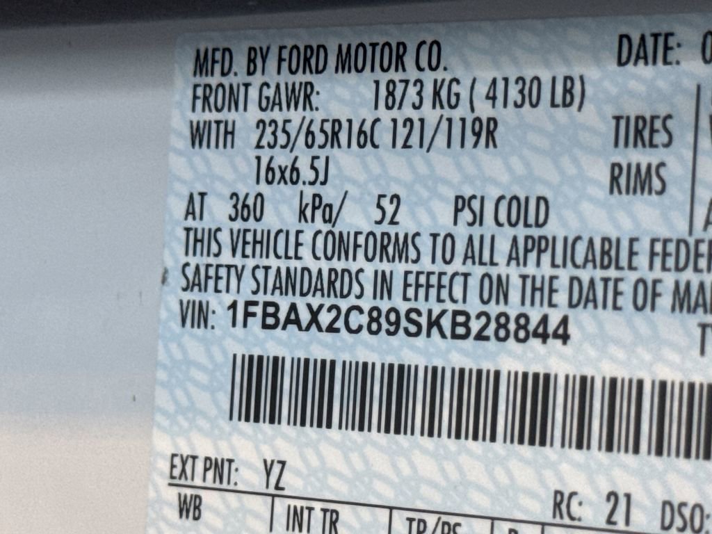 New 2025 Ford Transit 350 XL image 28