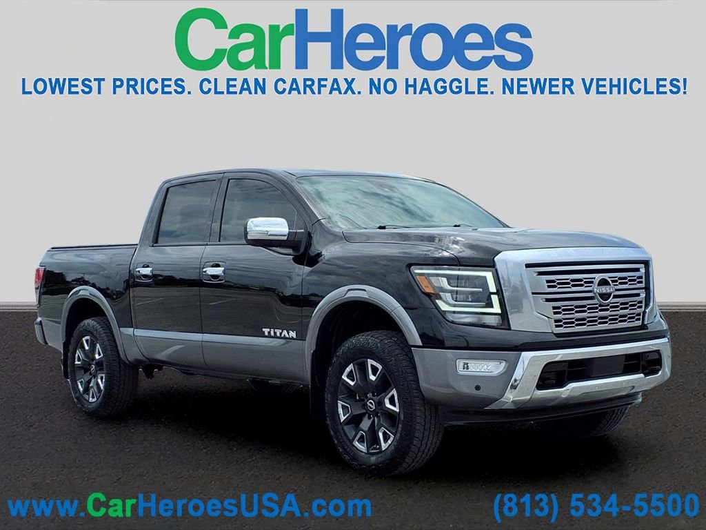 Used 2023 Nissan Titan Platinum Reserve w/ Moonroof Package AWD/4WD video 1