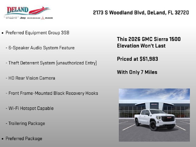 New 2026 GMC Sierra 1500 Elevation w/ Preferred Package AWD/4WD image 29