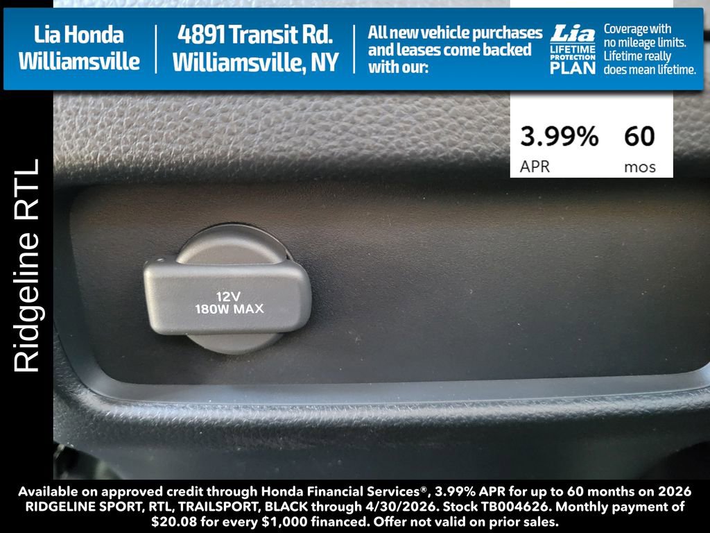 New 2026 Honda Ridgeline RTL image 31