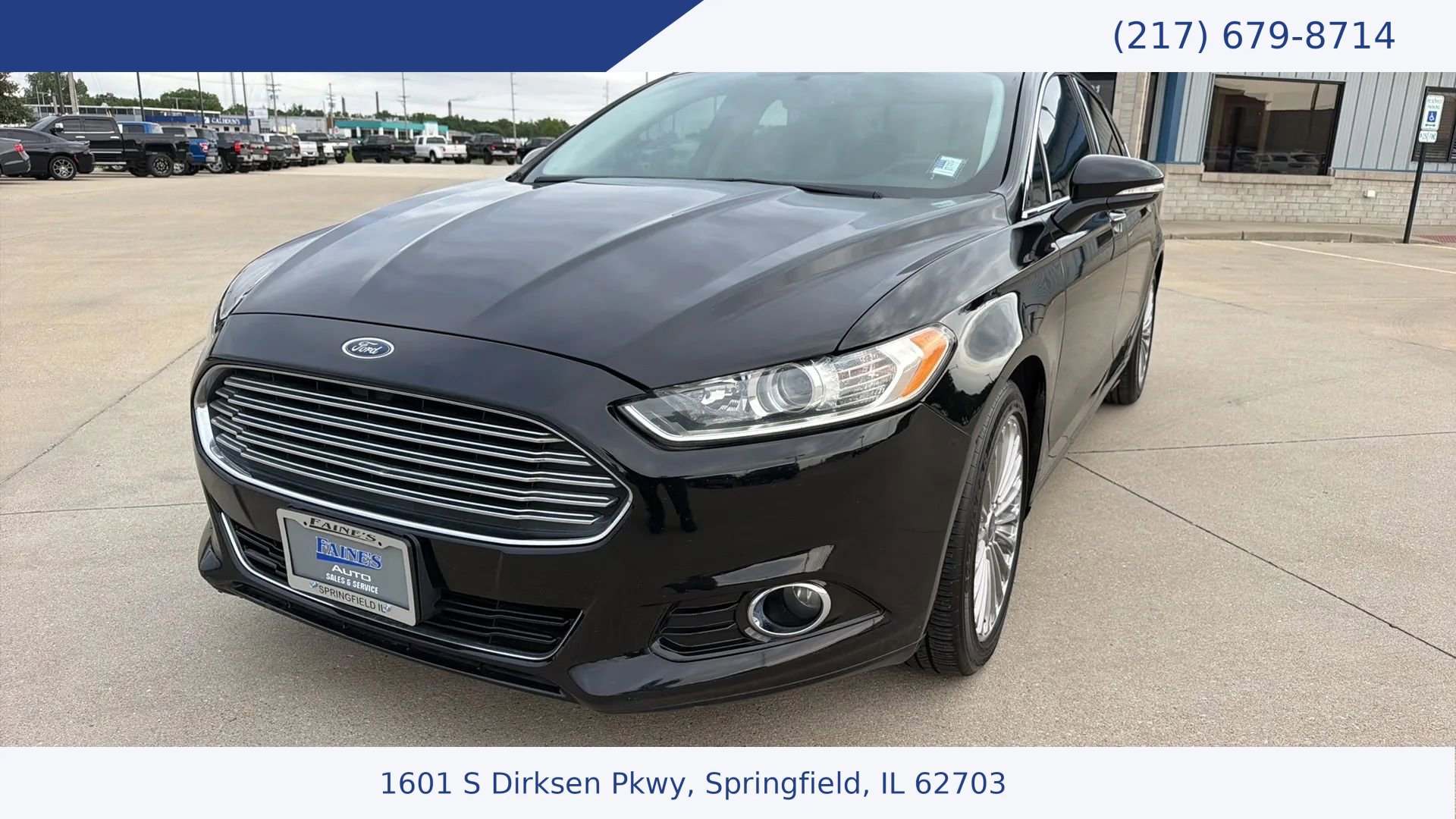 Used 2016 Ford Fusion Titanium FWD image 1