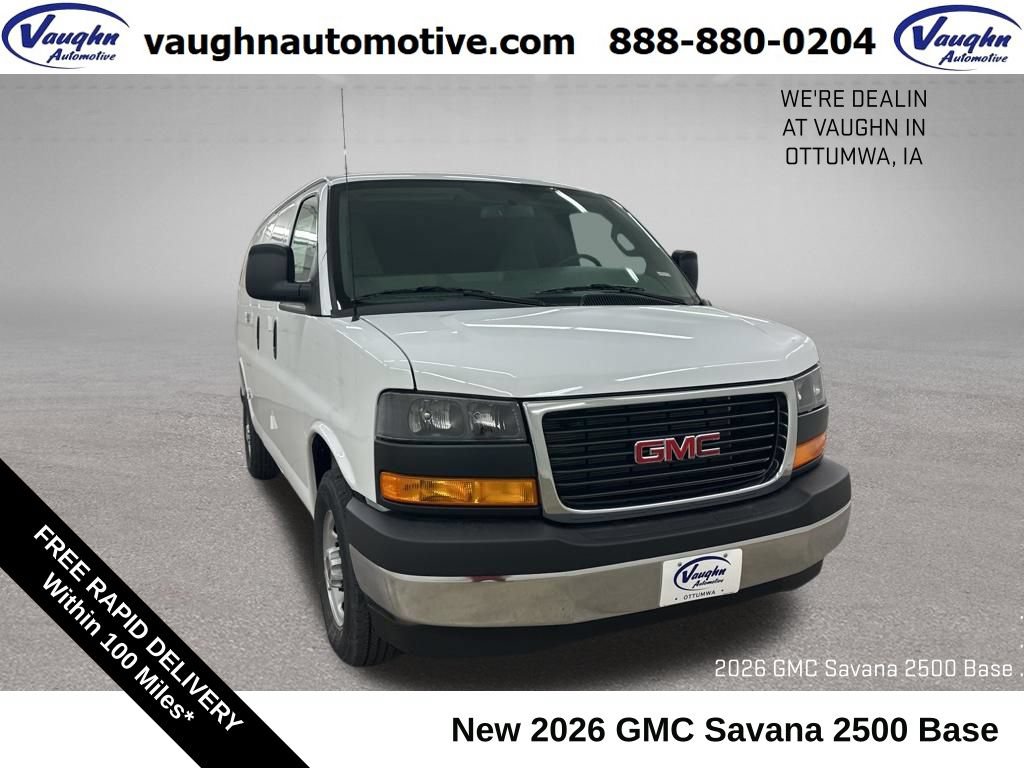 New 2026 GMC Savana 2500 w/ Driver Convenience Package RWD 360° Tour