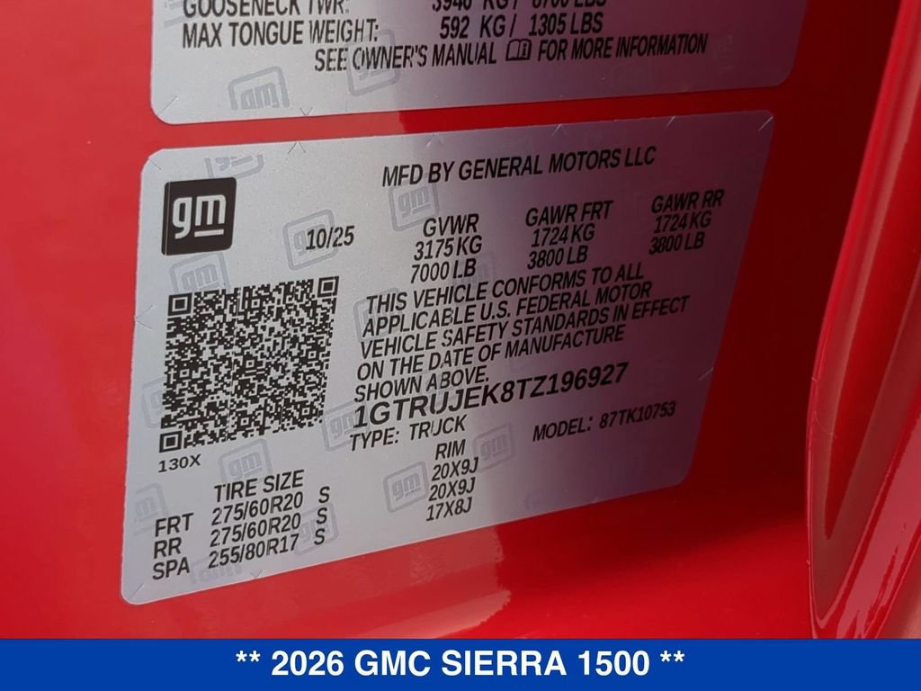 New 2026 GMC Sierra 1500 Elevation AWD/4WD image 25