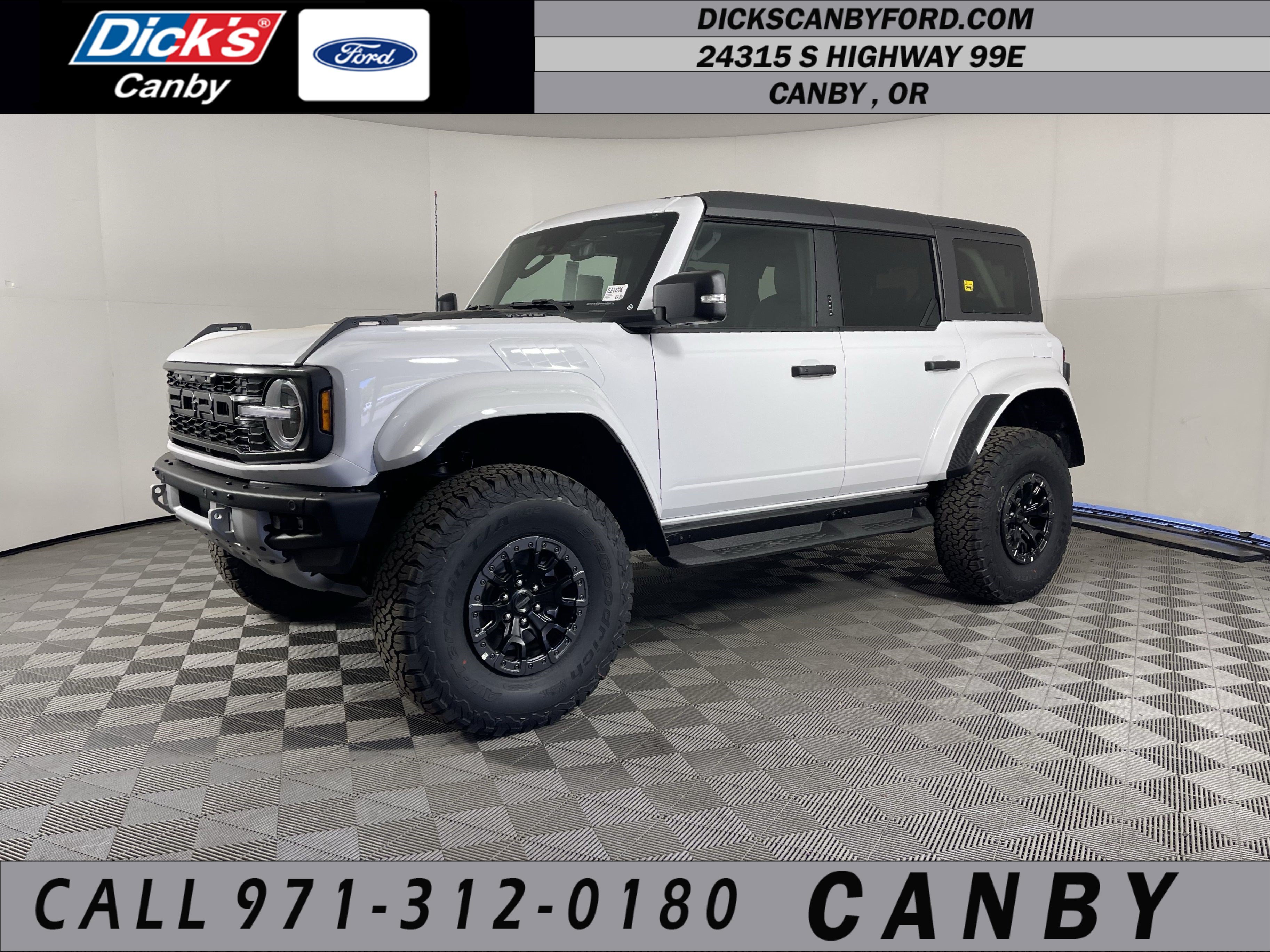 New 2026 Ford Bronco Raptor w/ Interior Carbon Fiber Pack