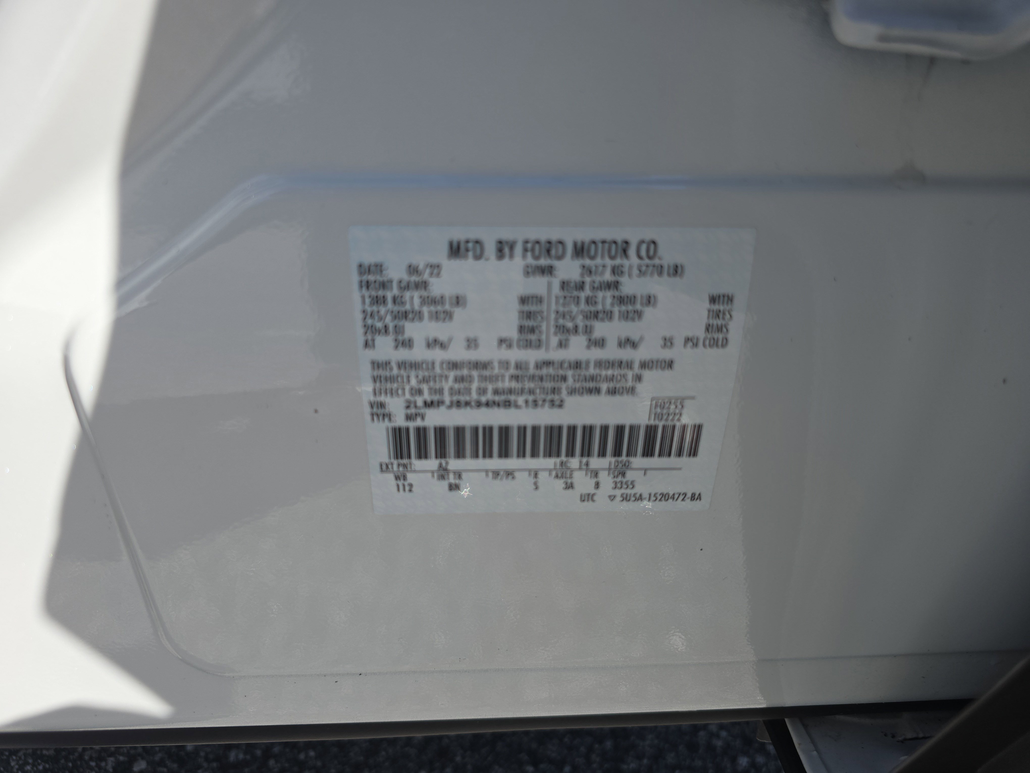 Certified 2022 Lincoln Nautilus Reserve image 35