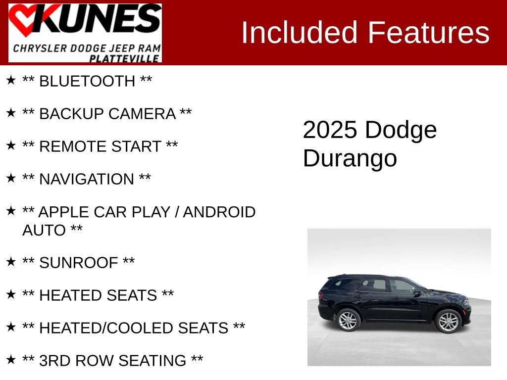 Used 2025 Dodge Durango GT AWD/4WD image 2