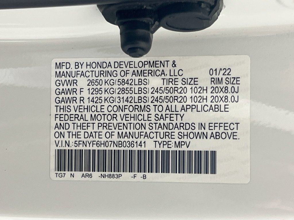 Used 2022 Honda Pilot Elite image 34