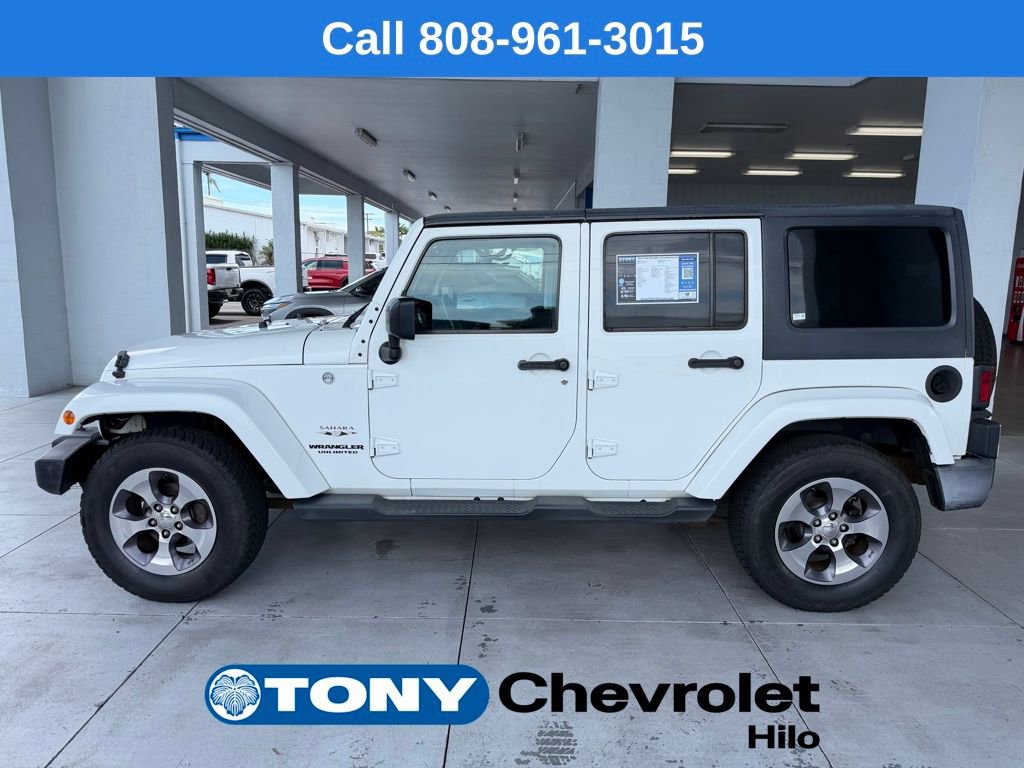 Used 2016 Jeep Wrangler Unlimited Sahara w/ Connectivity Group AWD/4WD image 2
