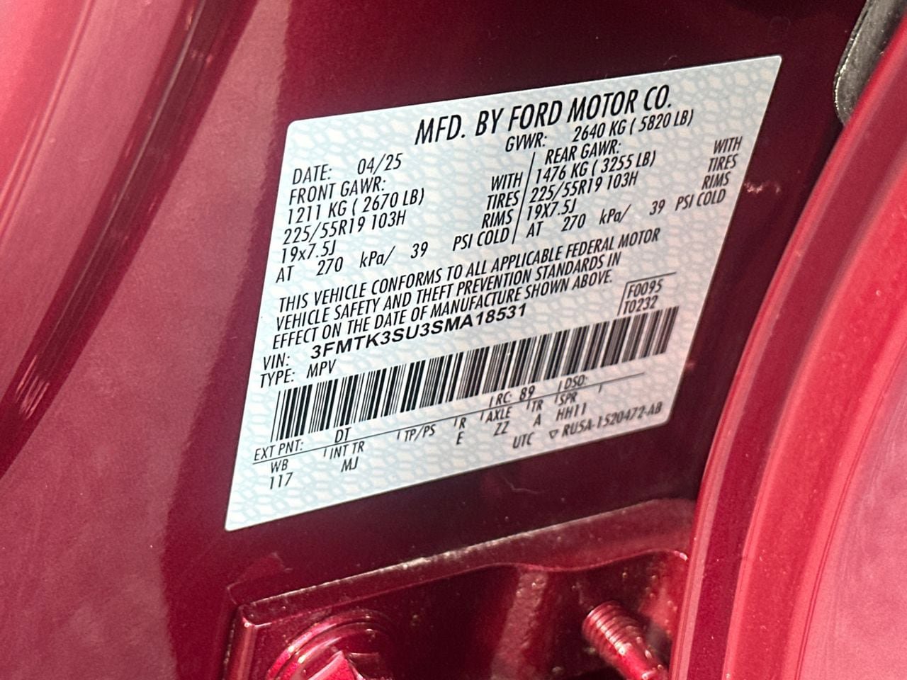 Certified 2025 Ford Mustang Mach-E Premium AWD/4WD image 35