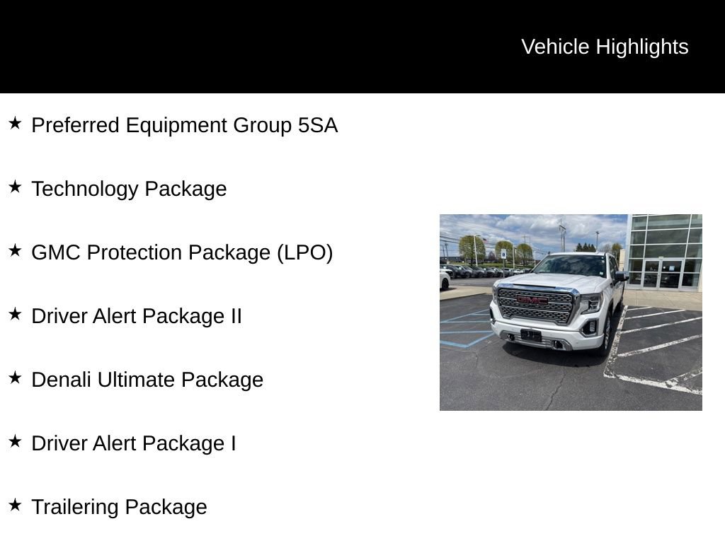 Used 2019 GMC Sierra 1500 Denali w/ Denali Ultimate Package AWD/4WD image 11