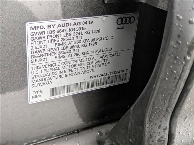 Used 2019 Audi Q7 3.0T Prestige w/ Prestige Package image 27