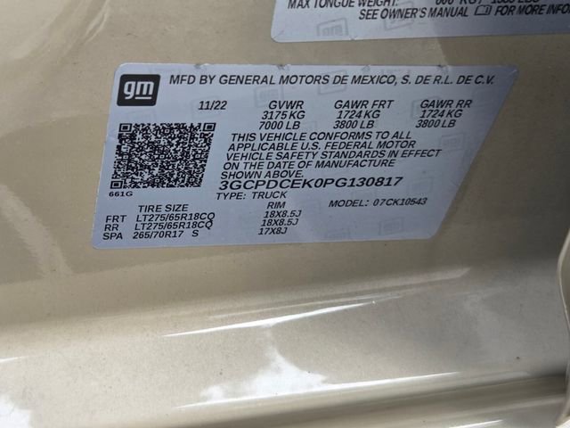 Used 2023 Chevrolet Silverado 1500 Custom Trail Boss image 26