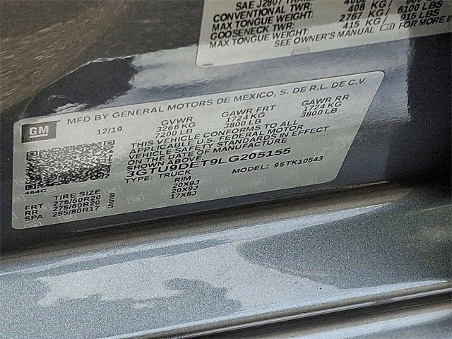 Used 2020 GMC Sierra 1500 SLT w/ SLT Premium Plus Package image 25