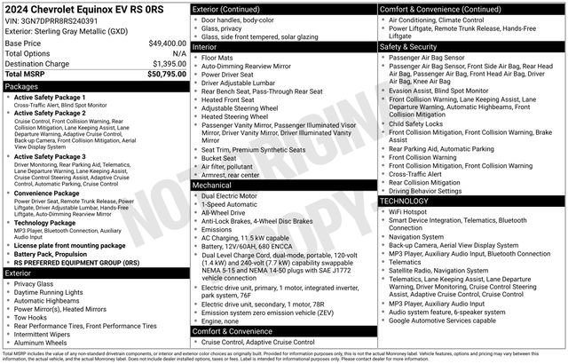 Used 2024 Chevrolet Equinox EV RS AWD/4WD video 2