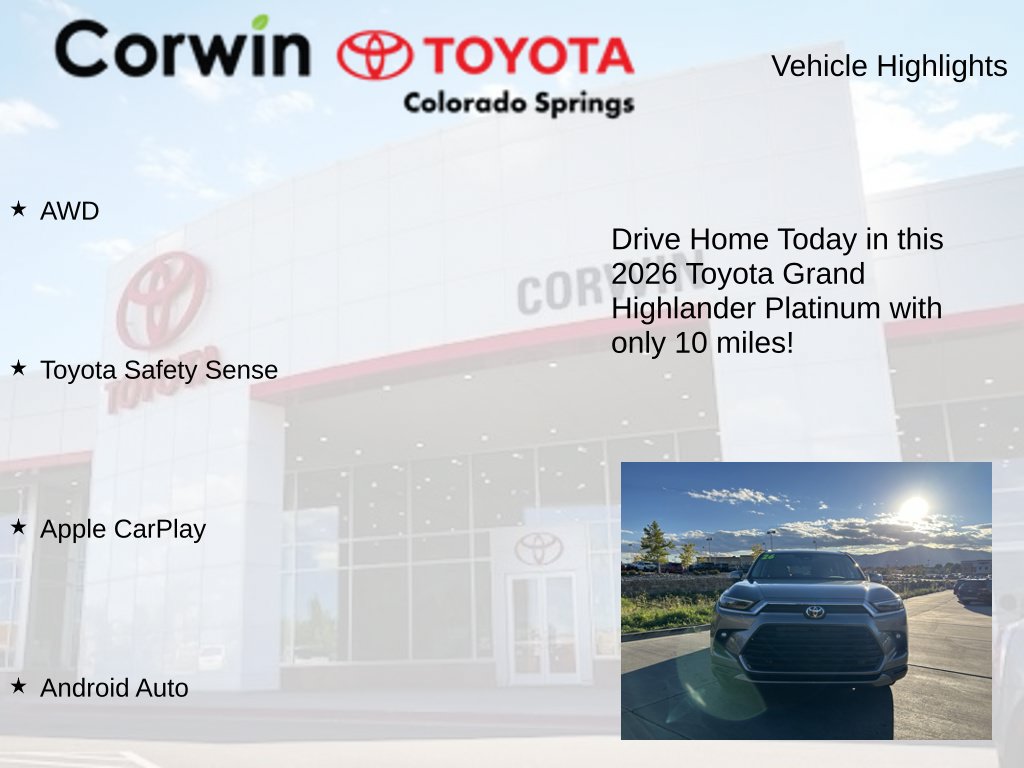 Used 2026 Toyota Grand Highlander AWD image 8