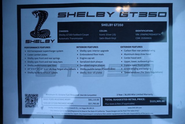 New 2025 Ford Mustang GT Premium w/ GT Performance Package image 13