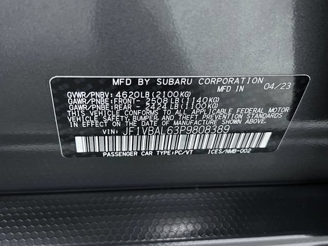Used 2023 Subaru WRX Limited AWD/4WD image 29