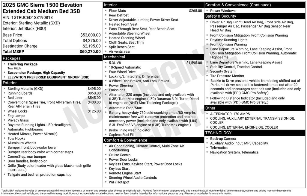 Used 2025 GMC Sierra 1500 Elevation AWD/4WD image 4