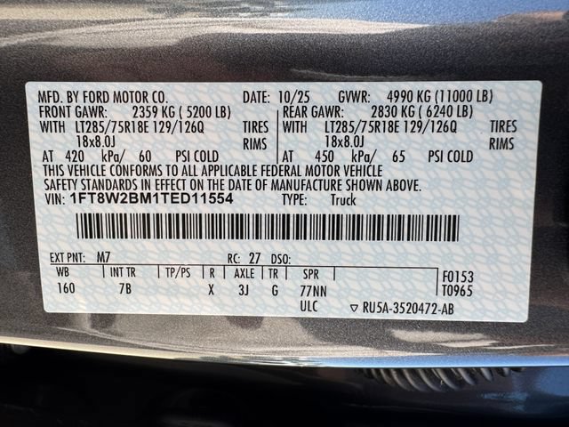 New 2026 Ford F250 Platinum w/ Tremor Off-Road Package AWD/4WD image 14