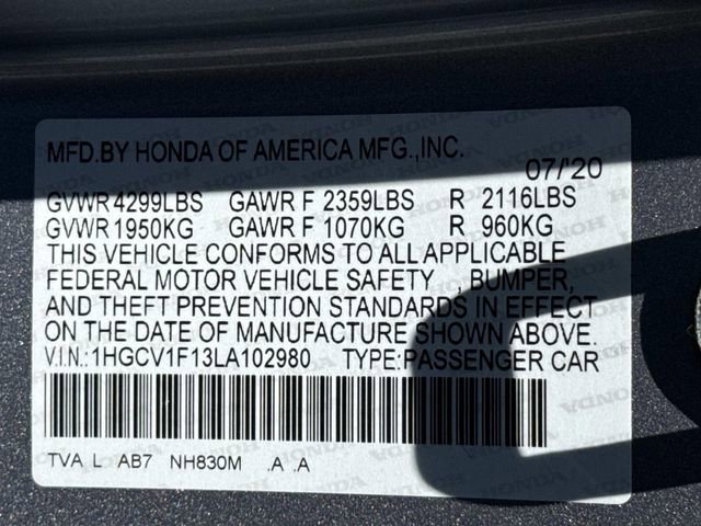 Used 2020 Honda Accord LX image 31