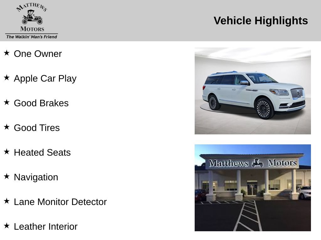 Used 2021 Lincoln Navigator L Black Label w/ Cargo Convenience Package AWD/4WD image 14
