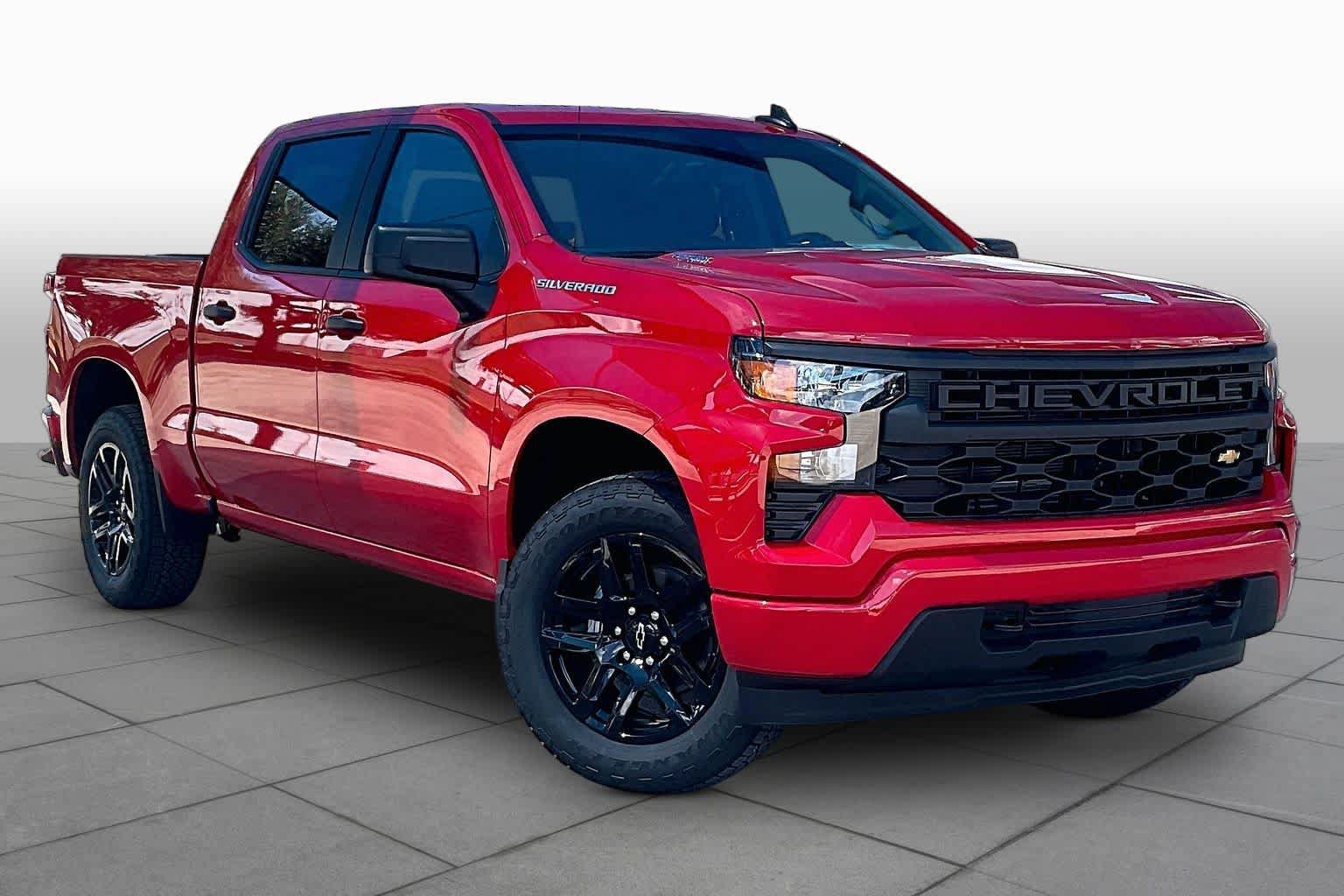 New 2026 Chevrolet Silverado 1500 Custom w/ Turbomax Blackout Package RWD image 2