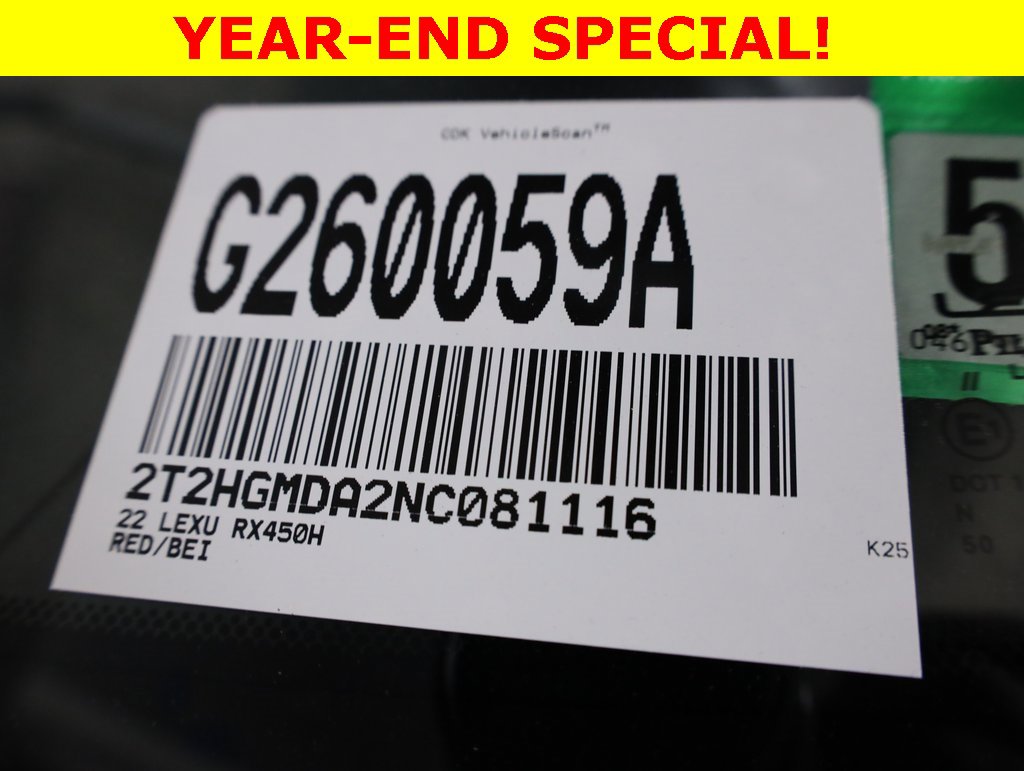 Used 2022 Lexus RX 450h AWD w/ Premium Package image 58