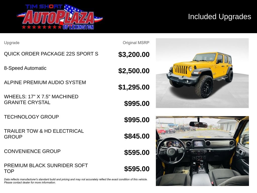 Used 2021 Jeep Wrangler Unlimited Sport image 25
