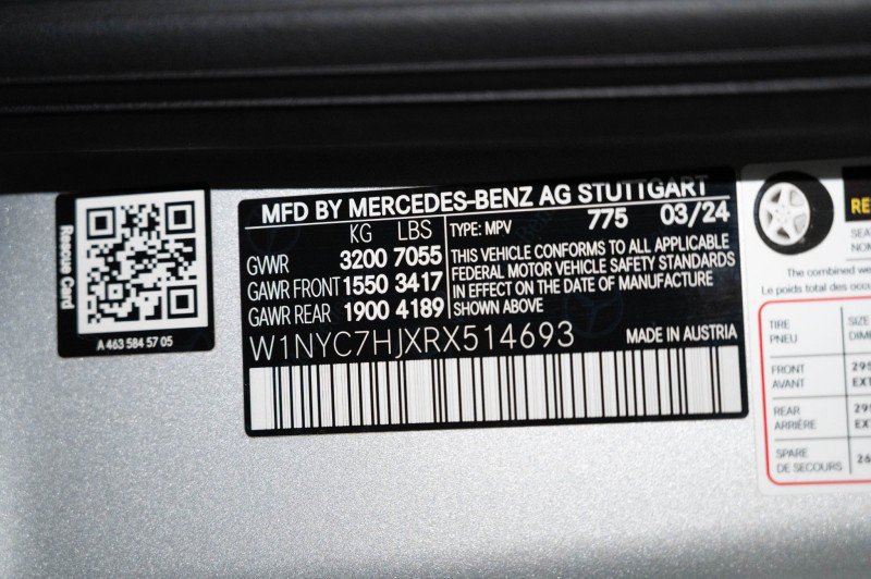 Certified 2024 Mercedes-Benz G 63 AMG 4MATIC image 33