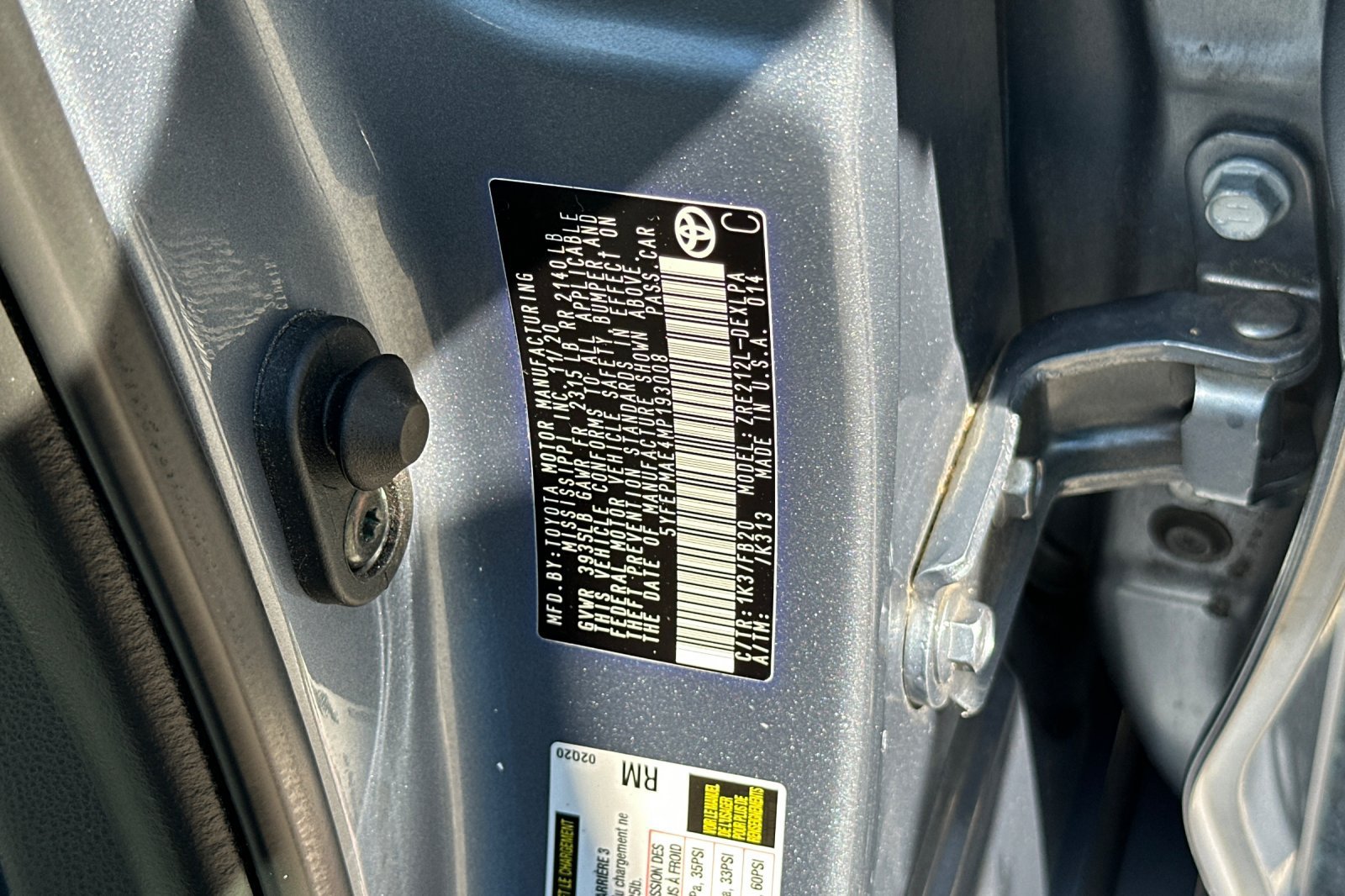 Certified 2021 Toyota Corolla LE w/ Carpet Mat Package (TMS) FWD image 29
