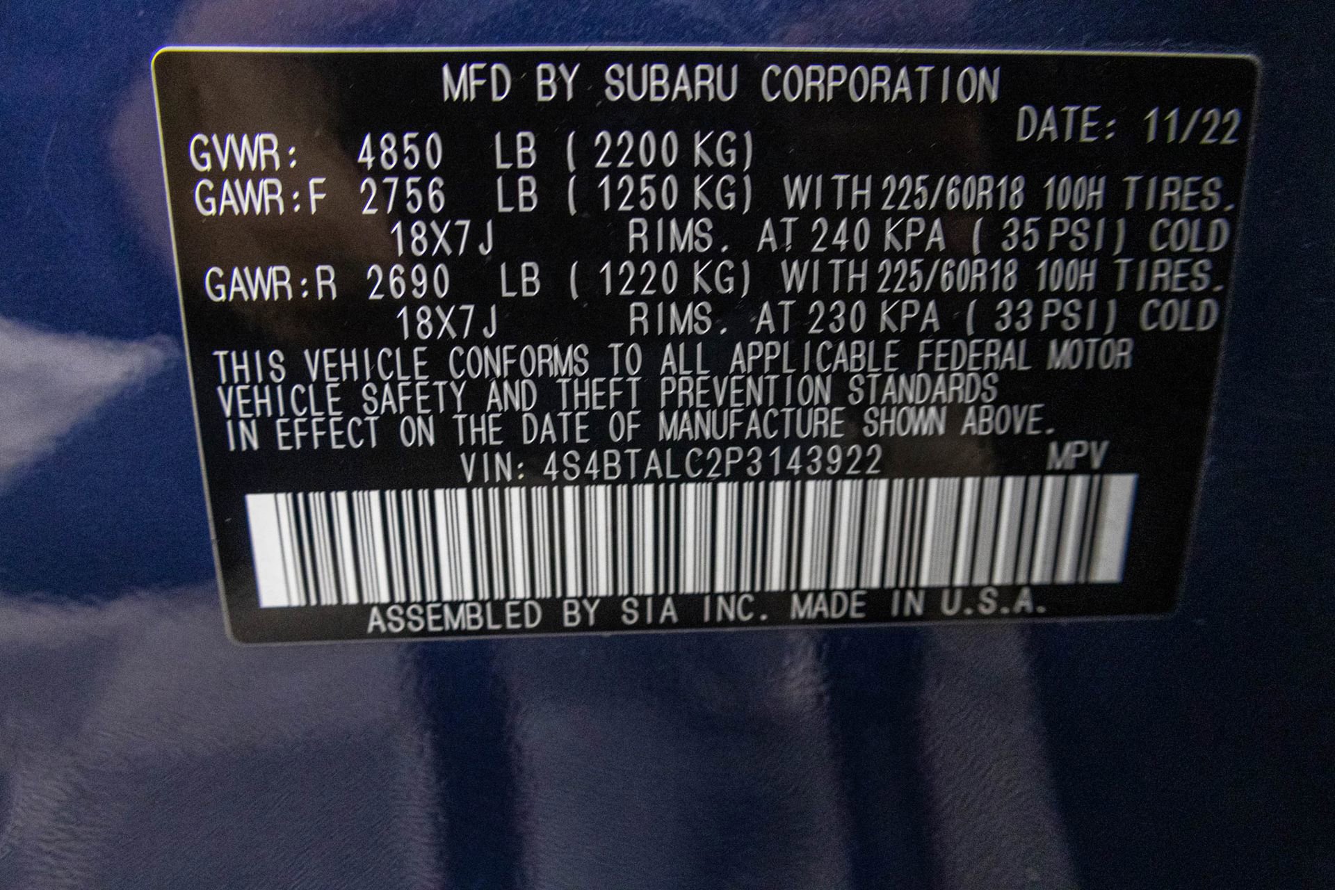 Used 2023 Subaru Outback Onyx Edition image 54