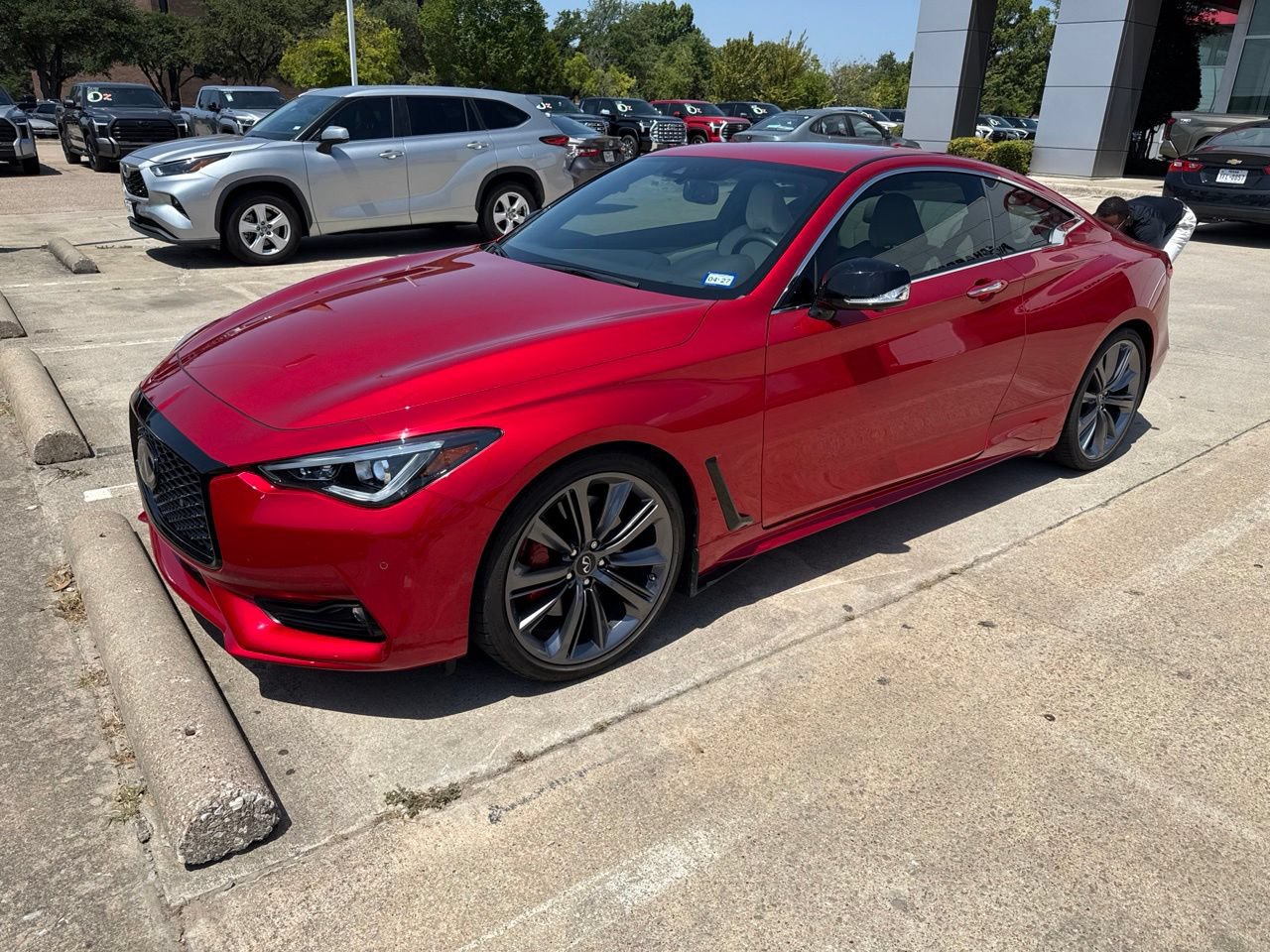 Used 2022 INFINITI Q60 Red Sport 400 w/ Cargo Package RWD image 1