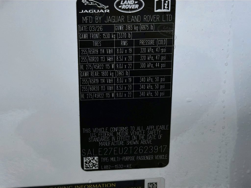 New 2026 Land Rover Defender 110 X-Dynamic SE AWD/4WD image 34