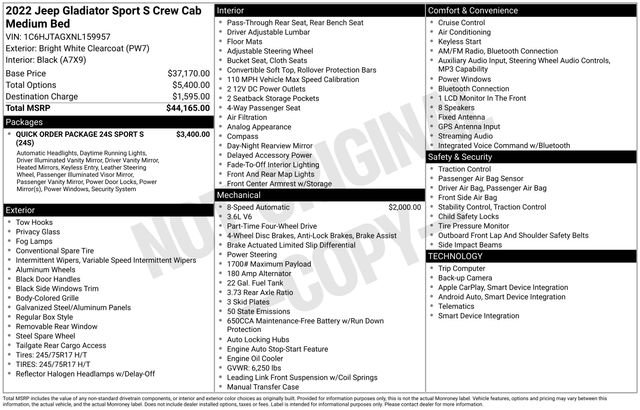 Used 2022 Jeep Gladiator Sport image 19