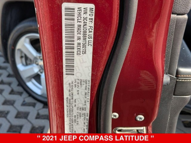 Used 2021 Jeep Compass Latitude w/ Convenience Group AWD/4WD image 41