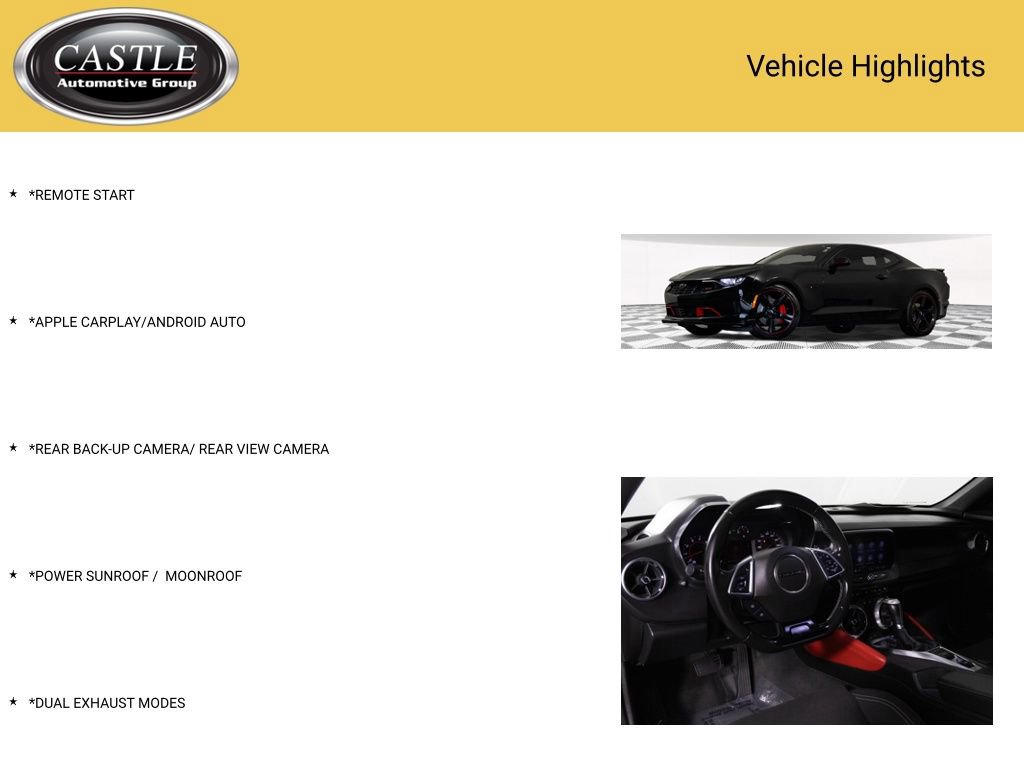 Used 2022 Chevrolet Camaro LT w/ Redline Edition image 3