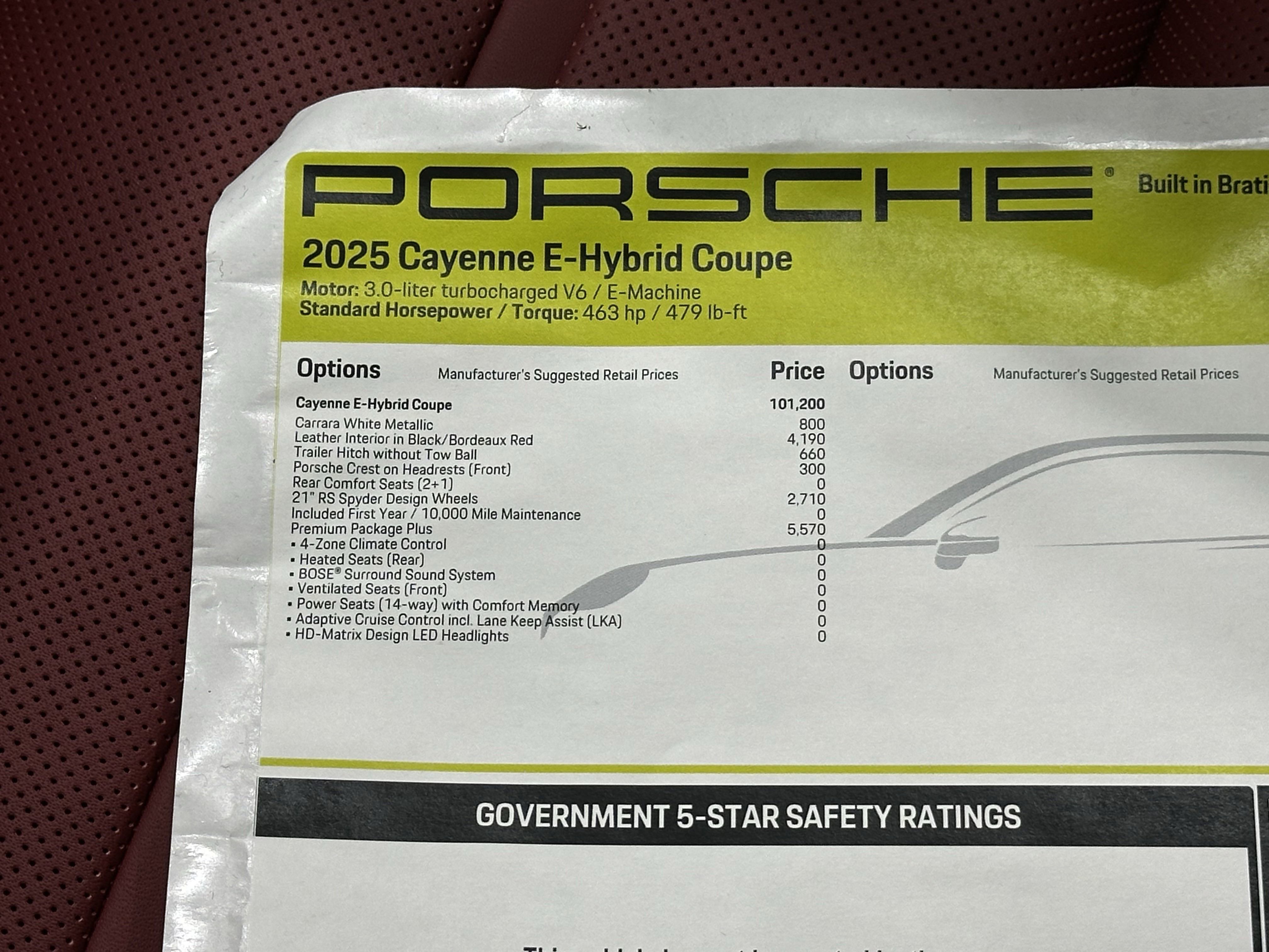 Certified 2025 Porsche Cayenne E-Hybrid image 57