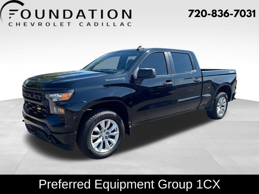 Certified 2022 Chevrolet Silverado 1500 Custom AWD/4WD image 1