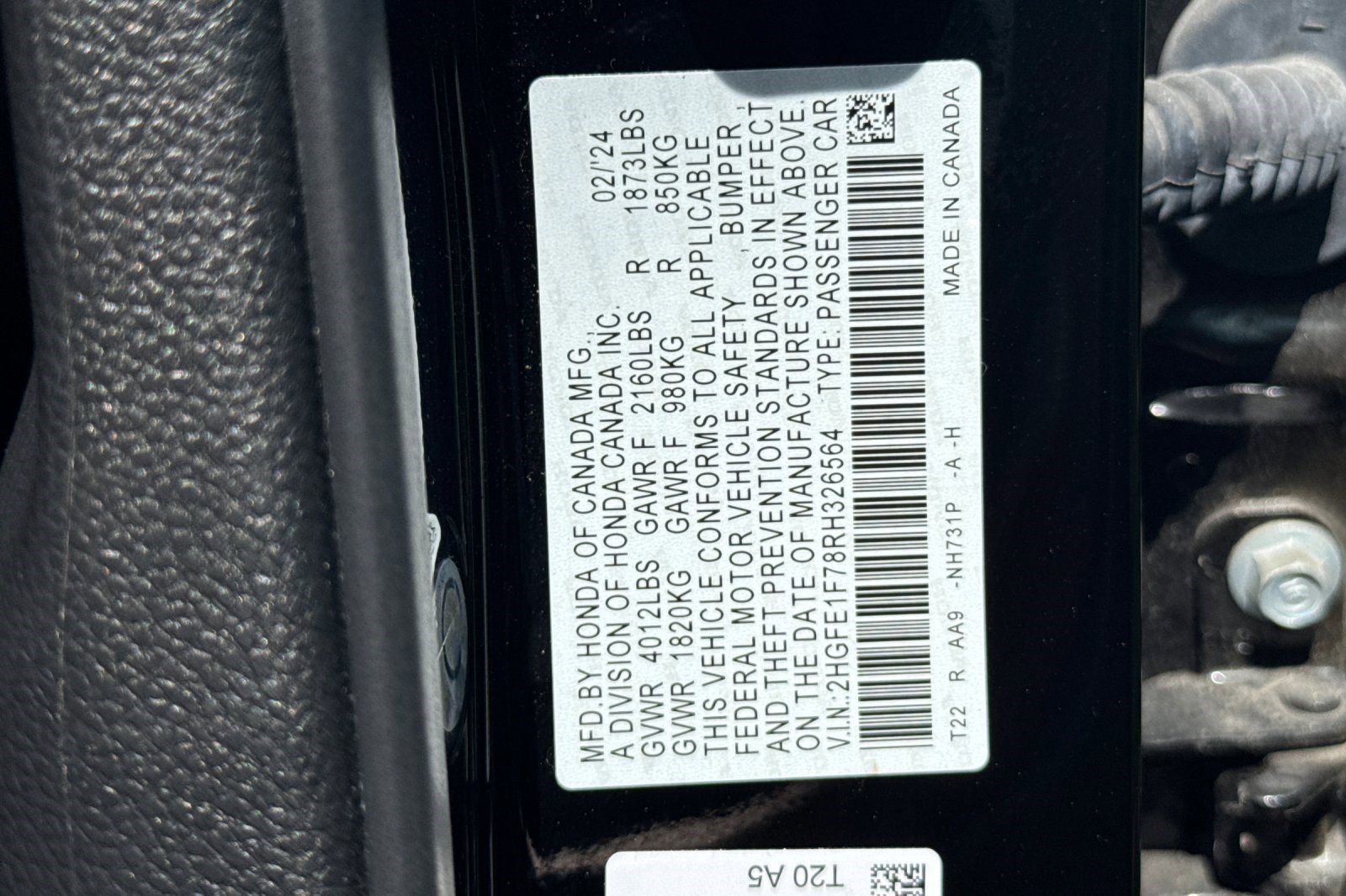 Certified 2024 Honda Civic EX image 21