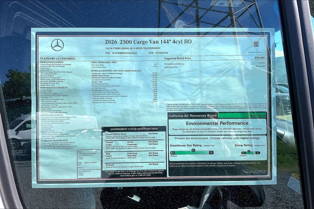 New 2026 Mercedes-Benz Sprinter 2500 image 12