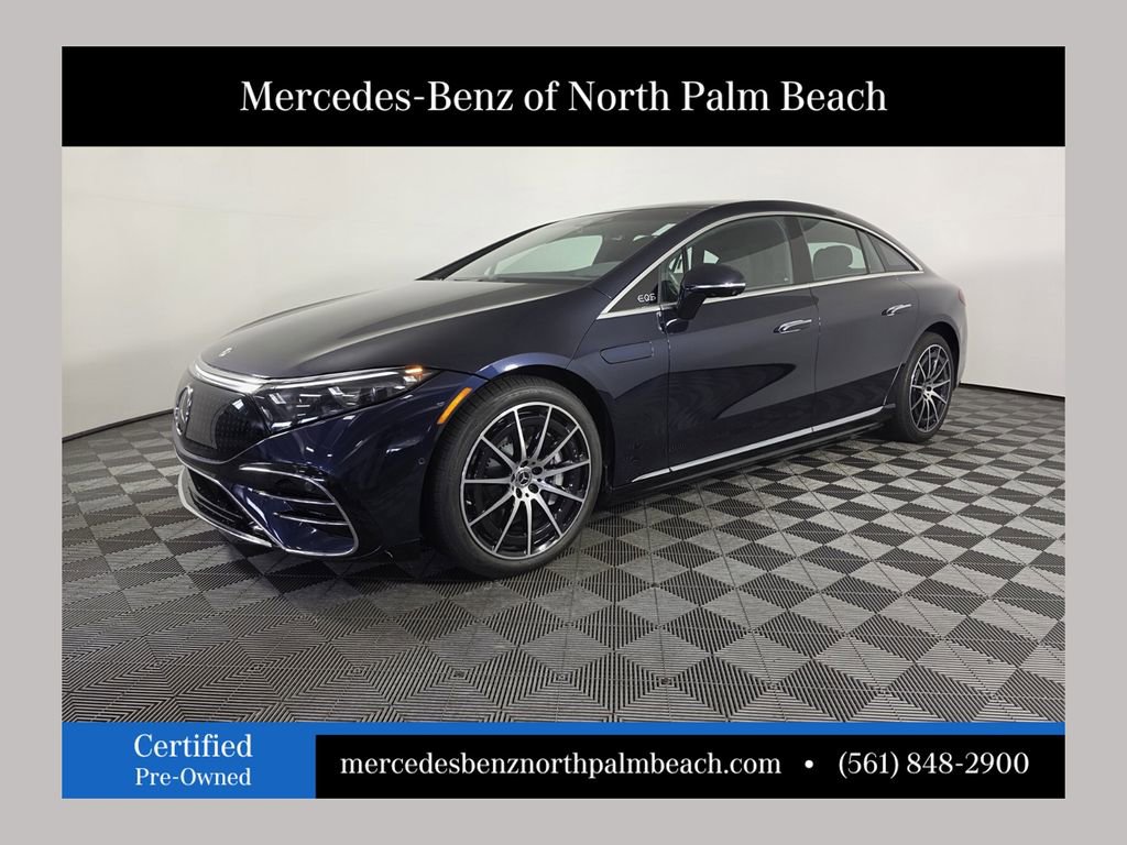 Certified 2022 Mercedes-Benz EQS 580 4MATIC Sedan image 1