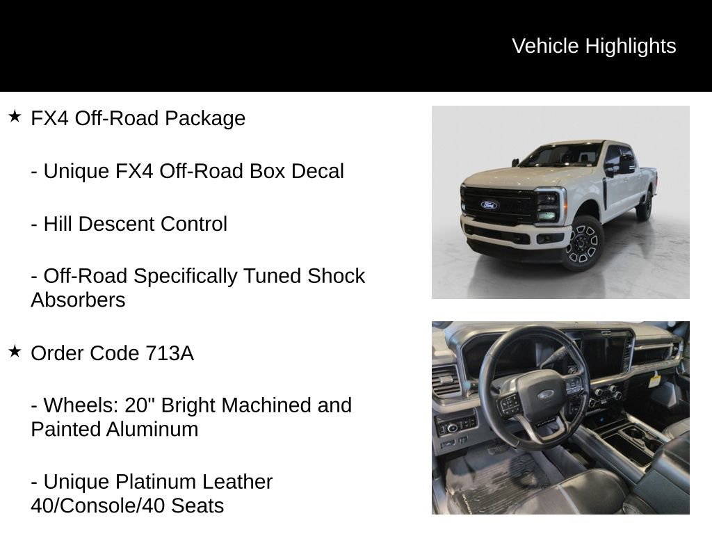 Used 2025 Ford F350 Platinum w/ FX4 Off-Road Package image 6
