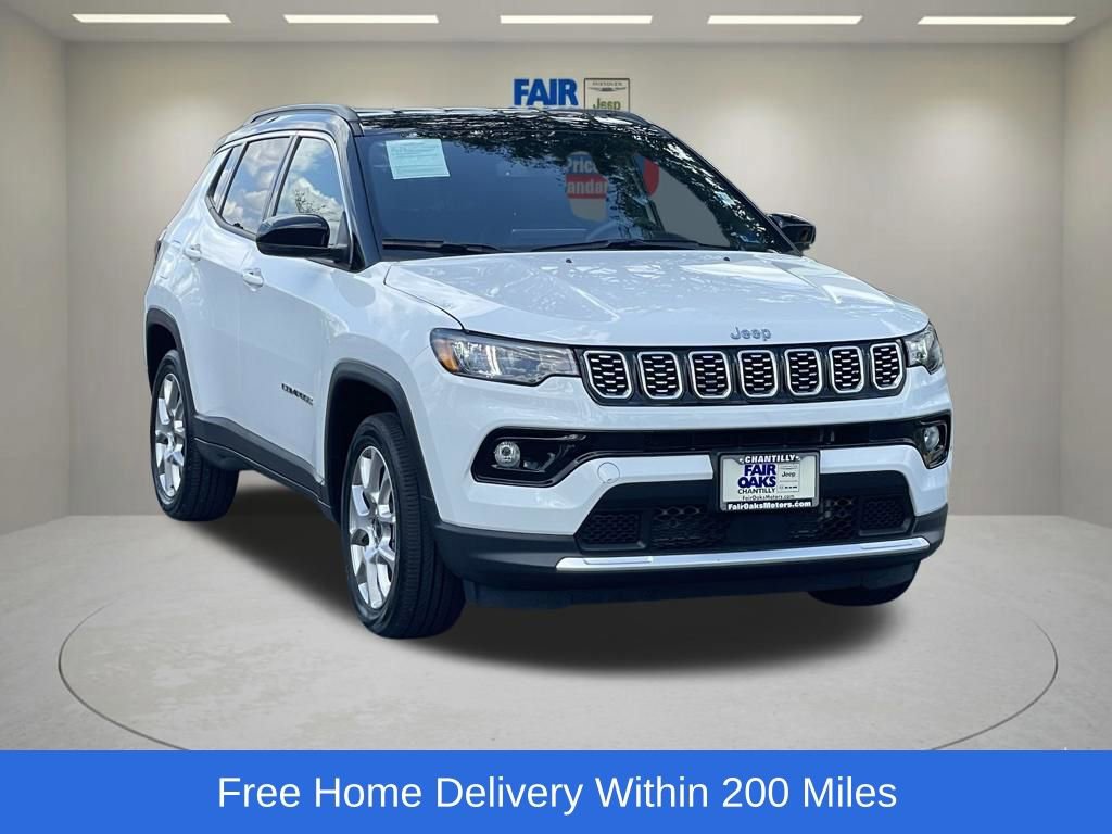 Certified 2025 Jeep Compass Limited AWD/4WD image 1