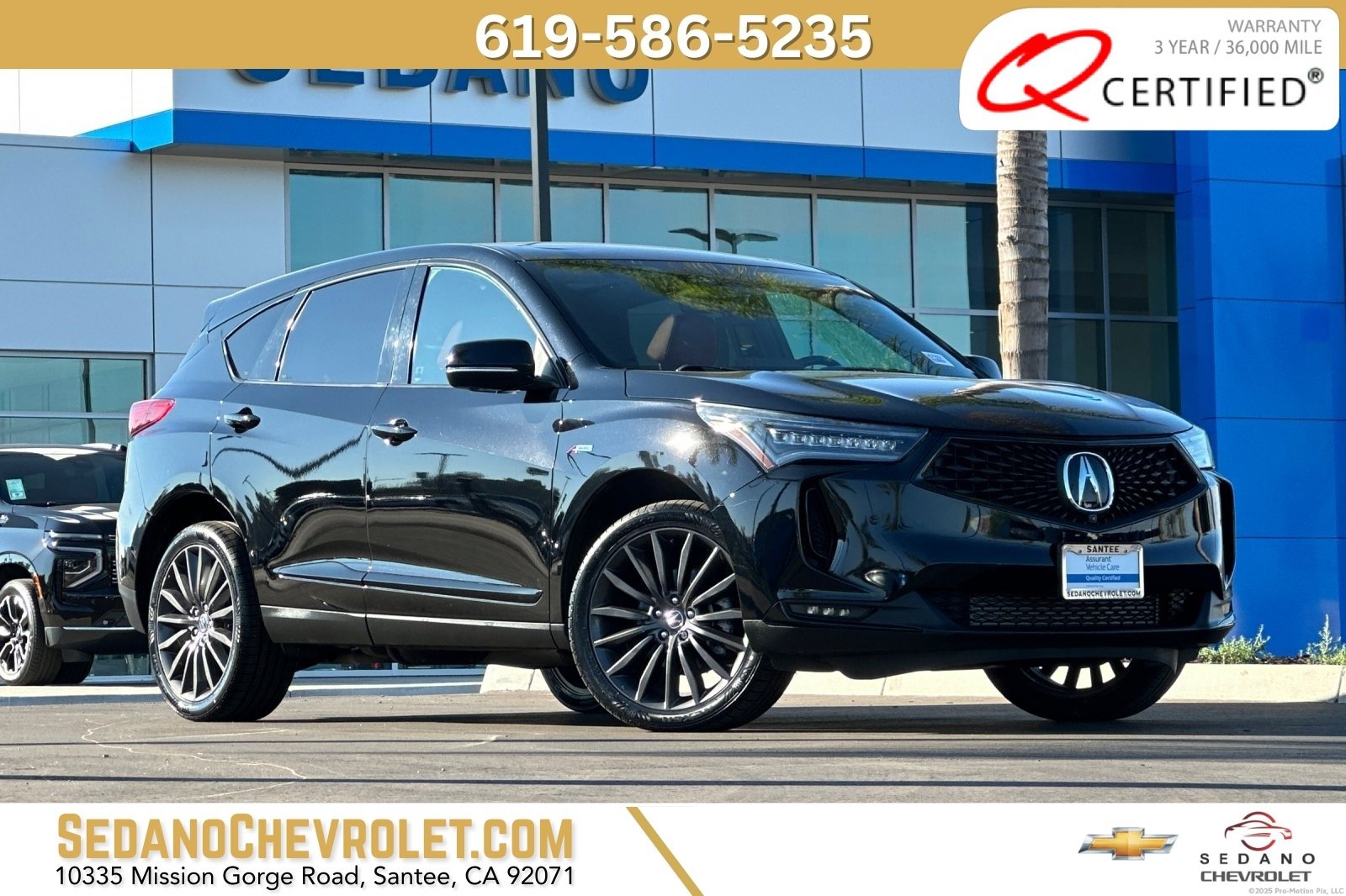Used 2022 Acura RDX AWD w/ A-Spec & Advance Pkg
